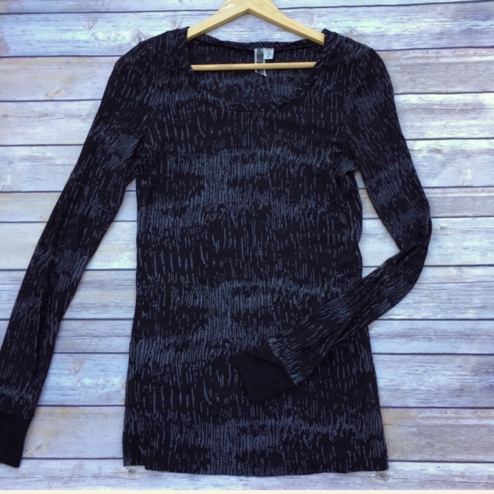 BKE [BUCKLE] textured long sleeve tee Y2K going out top